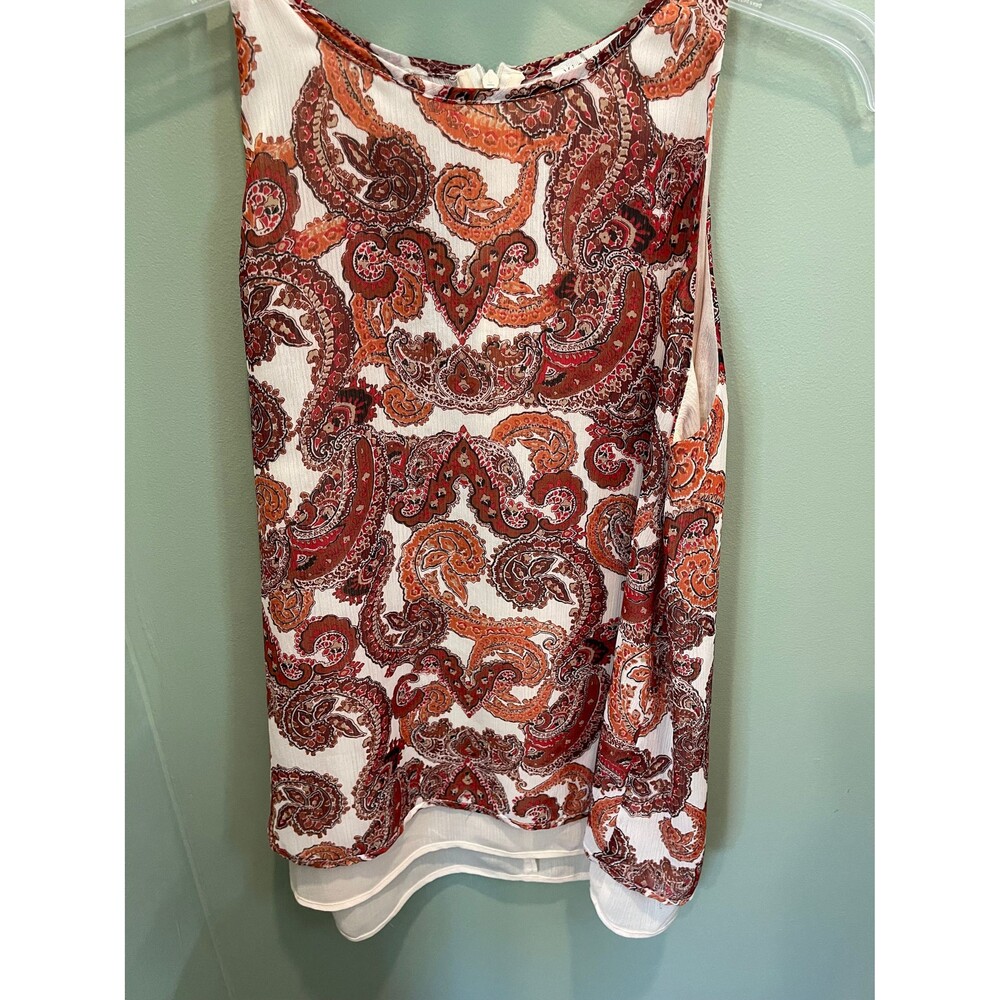 Violet + Claire paisley print blouse size S